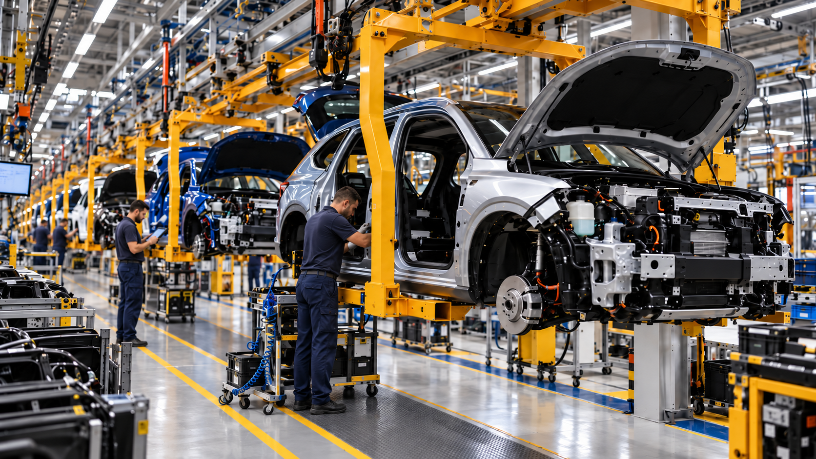 Ambiente de produção industrial